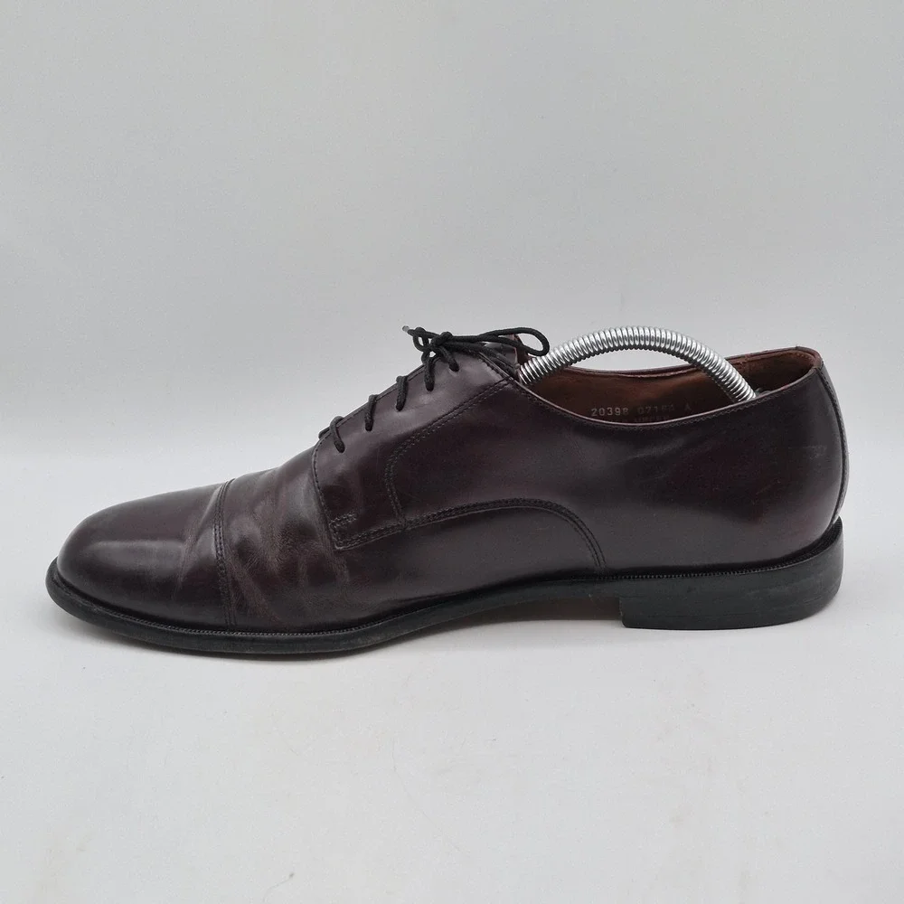 Bostonian Shoes Mens Size 12 Brown Leather Cap Toe Oxford Dress‎ Classics 20398